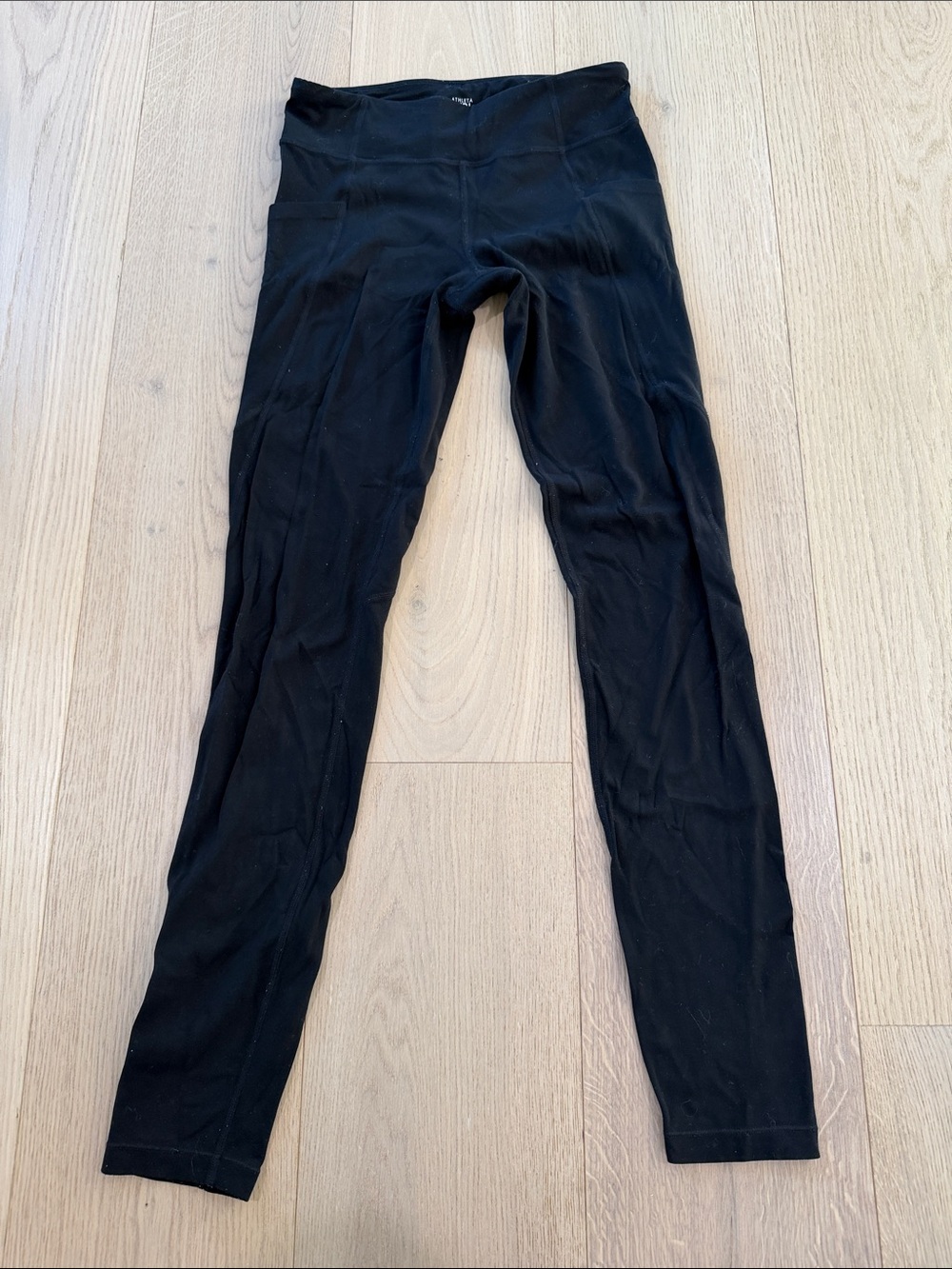 Athleta Girl Black Full-Length Soft Leggings Size 14